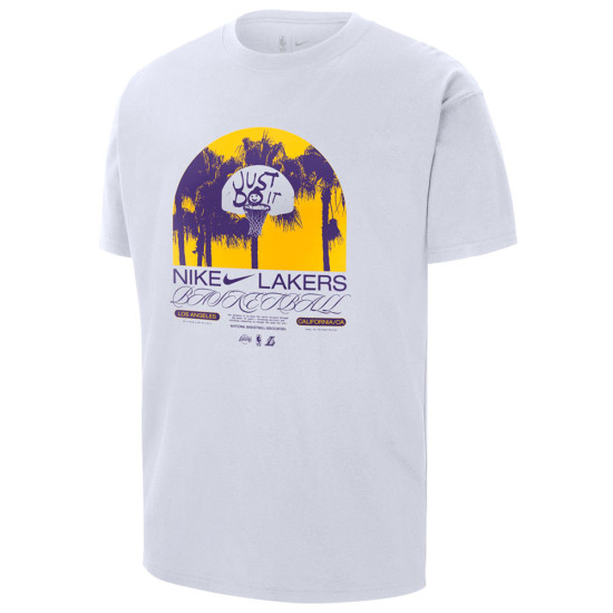 Nike Ανδρική κοντομάνικη μπλούζα Los Angeles Lakers Courtside Max 90